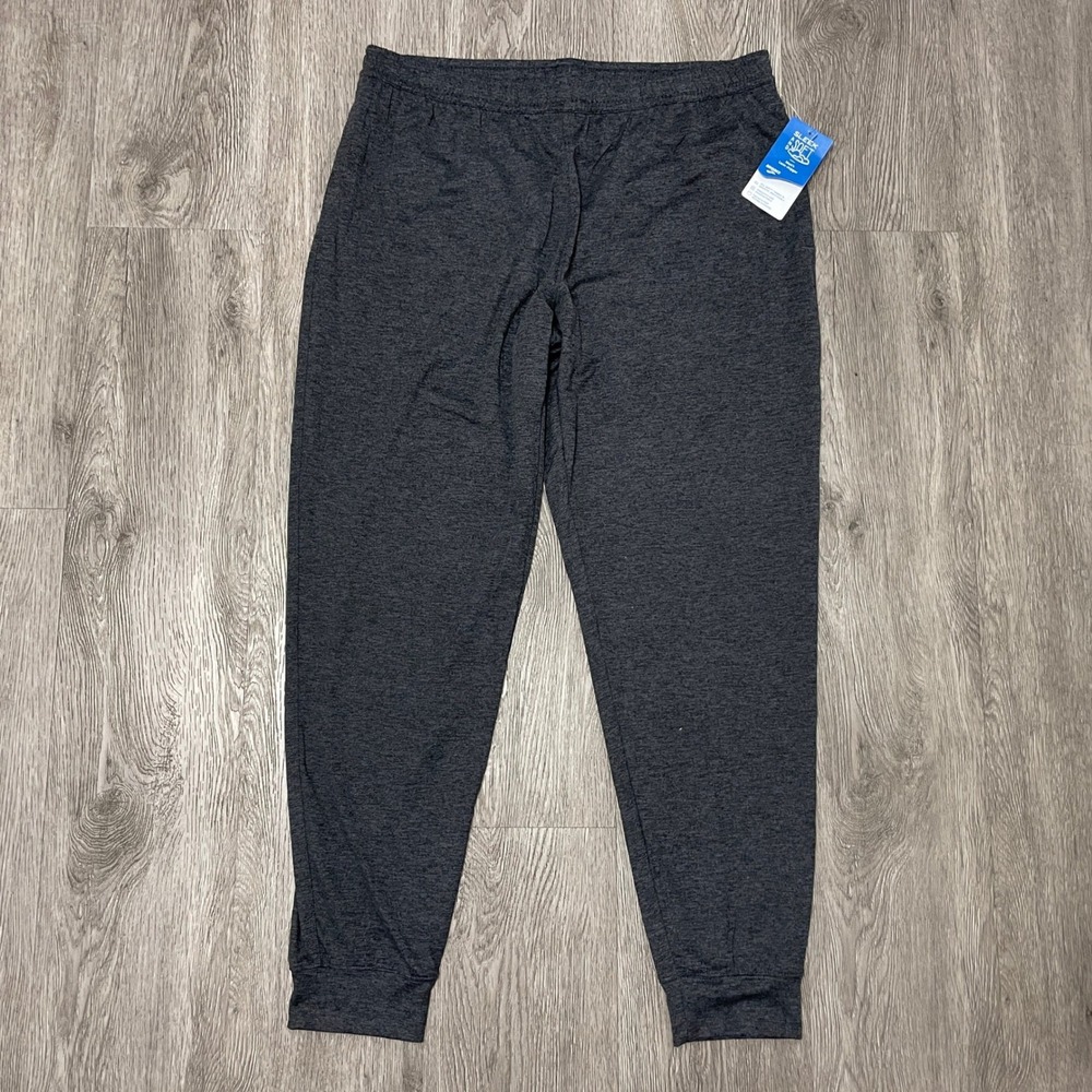 Brooks Joggers Men Large Gray Luxe GO2 Soft Athletic Sweatpants Vuori Running